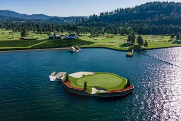 floating green in idaho